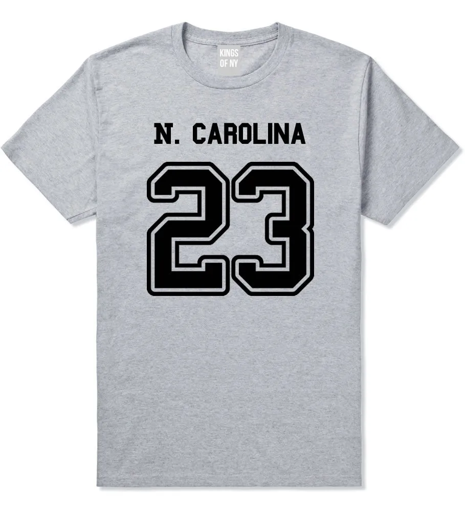 Sport Style North Carolina 23 Team State Jersey Mens T-Shirt