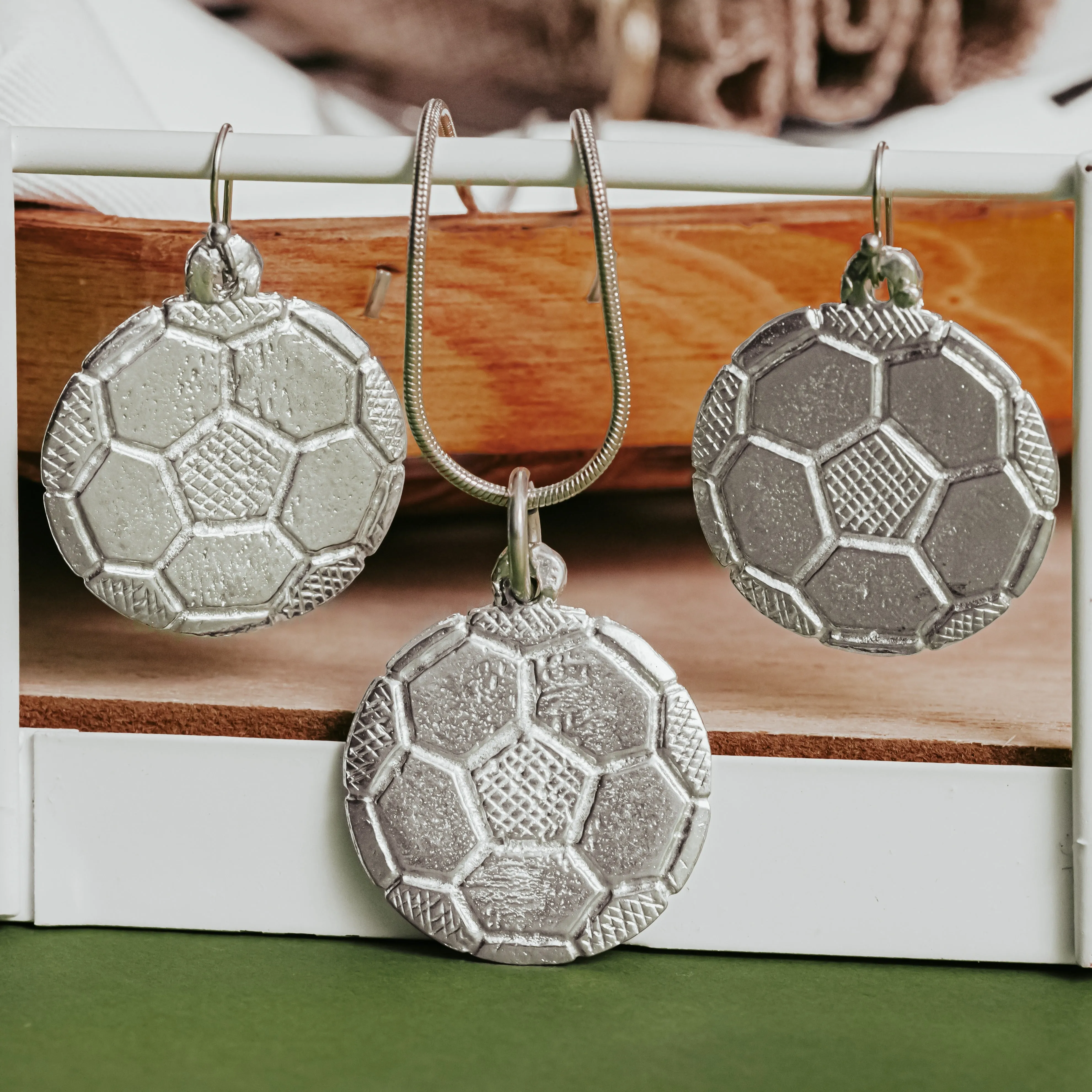 Sports Mom Jewelry - Baseball - Softball - Basketball - Football - Soccer - Cheer - Earrings - Necklace