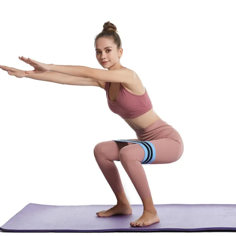 Squat Yoga Resistance Band Squat Loop Elastic Band, Size: 66 x 8cm（Blue）