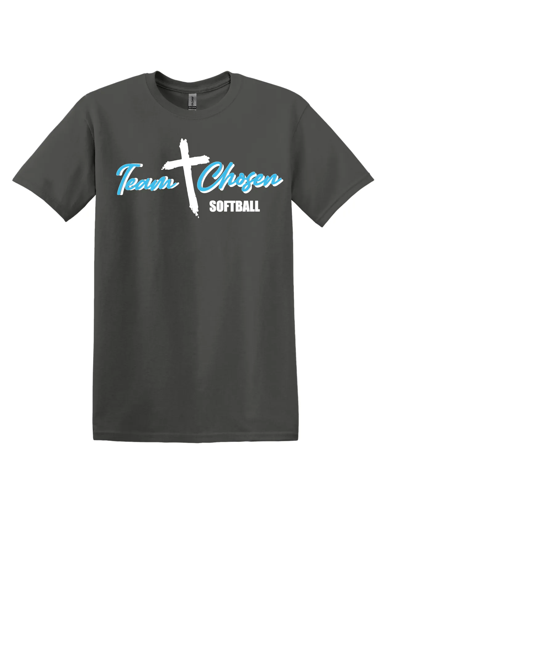 TEAM CHOSEN SOFTBALL SOFTSTLYE COTTON TEE UNISEX SHORT SLEEVE