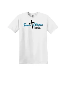 TEAM CHOSEN SOFTBALL SOFTSTLYE COTTON TEE UNISEX SHORT SLEEVE