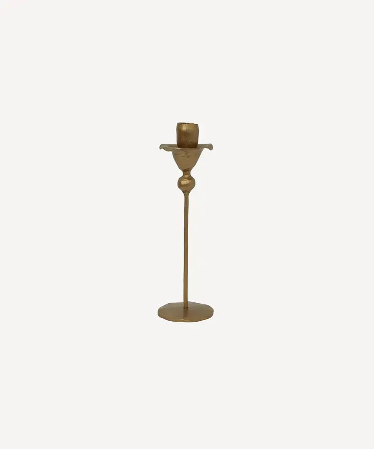 Theo Gold Candle Holder - Medium