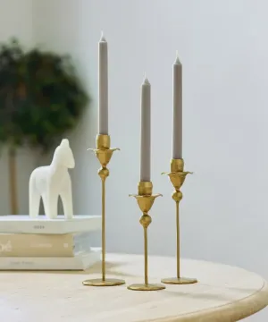 Theo Gold Candle Holder - Medium