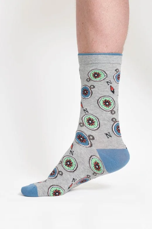 Thought The Explorer Bamboo Gift Box of 4 Socks
