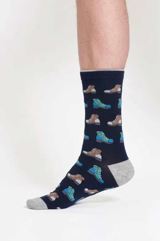 Thought The Explorer Bamboo Gift Box of 4 Socks