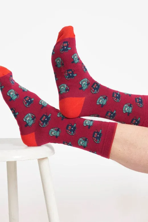 Thought The Explorer Bamboo Gift Box of 4 Socks