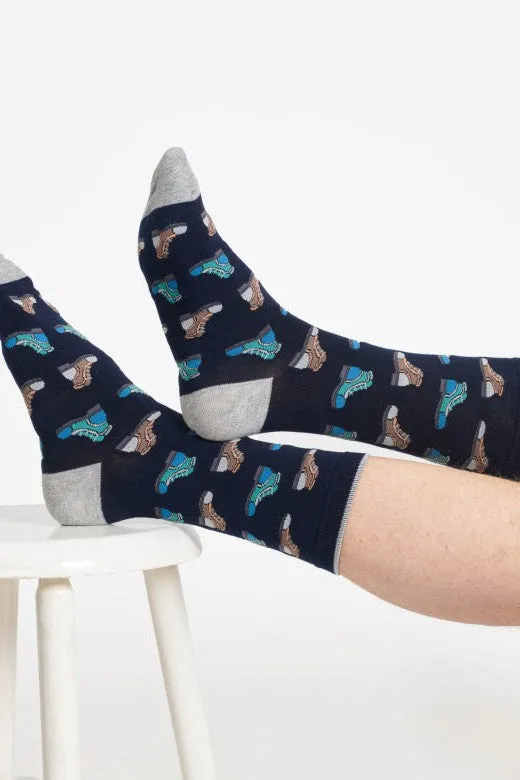 Thought The Explorer Bamboo Gift Box of 4 Socks