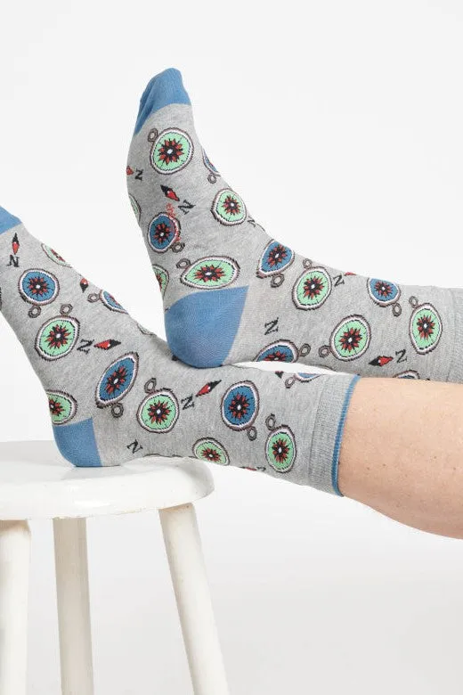 Thought The Explorer Bamboo Gift Box of 4 Socks