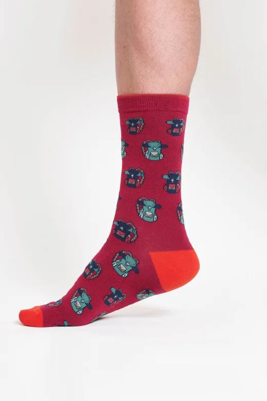 Thought The Explorer Bamboo Gift Box of 4 Socks