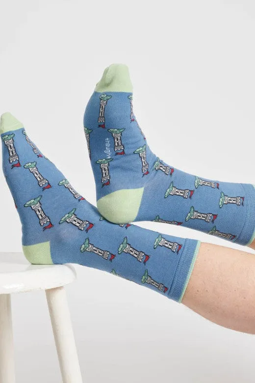 Thought The Explorer Bamboo Gift Box of 4 Socks