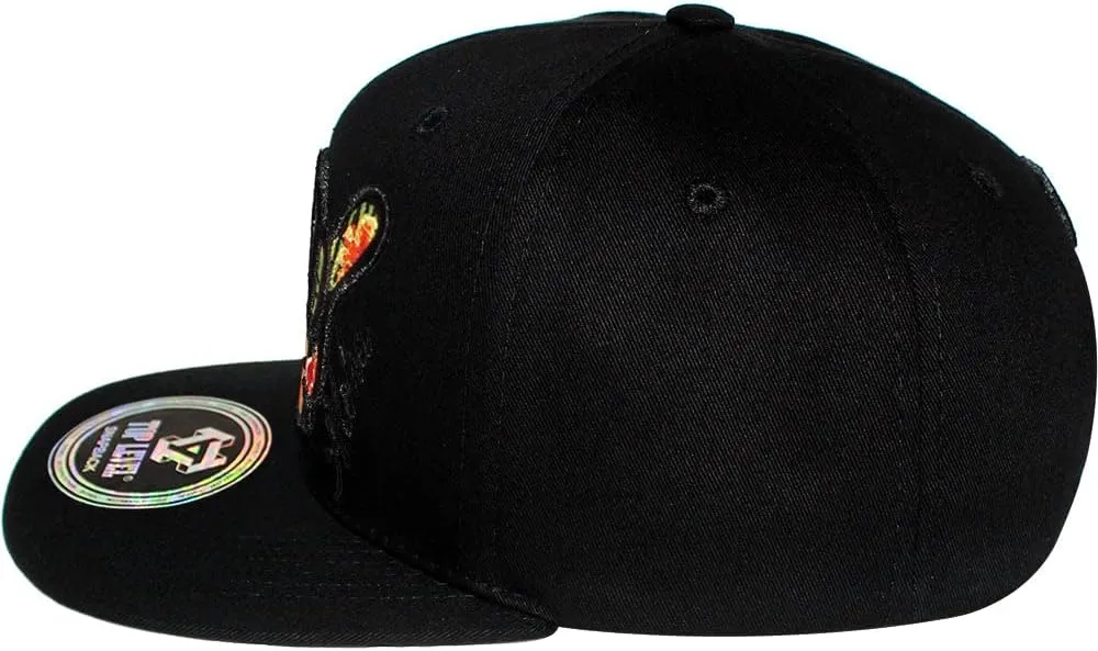 TOP Level Men's Adjustable Cotton Snapback Cap 7 (Various Unique Hat Designs Available)