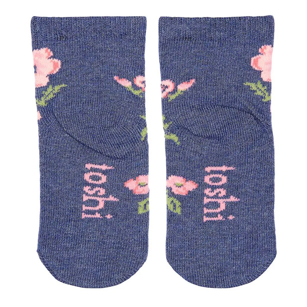 Toshi Organic Baby Socks Indigo