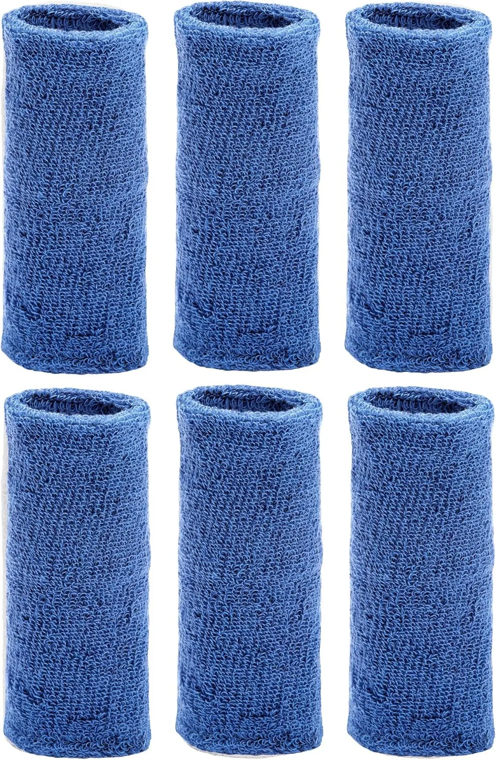 Unique Sports 6-Inch Long Wrist Towel Wristbands (6 Pack)