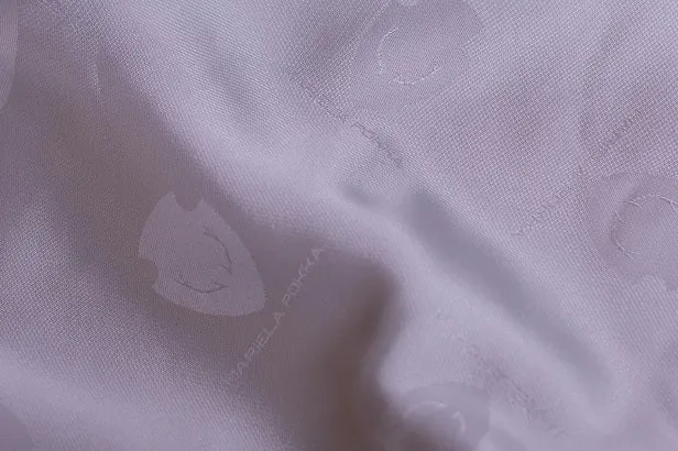 White Printed Reindeer Leather Sleeved Dress- Limited Edition