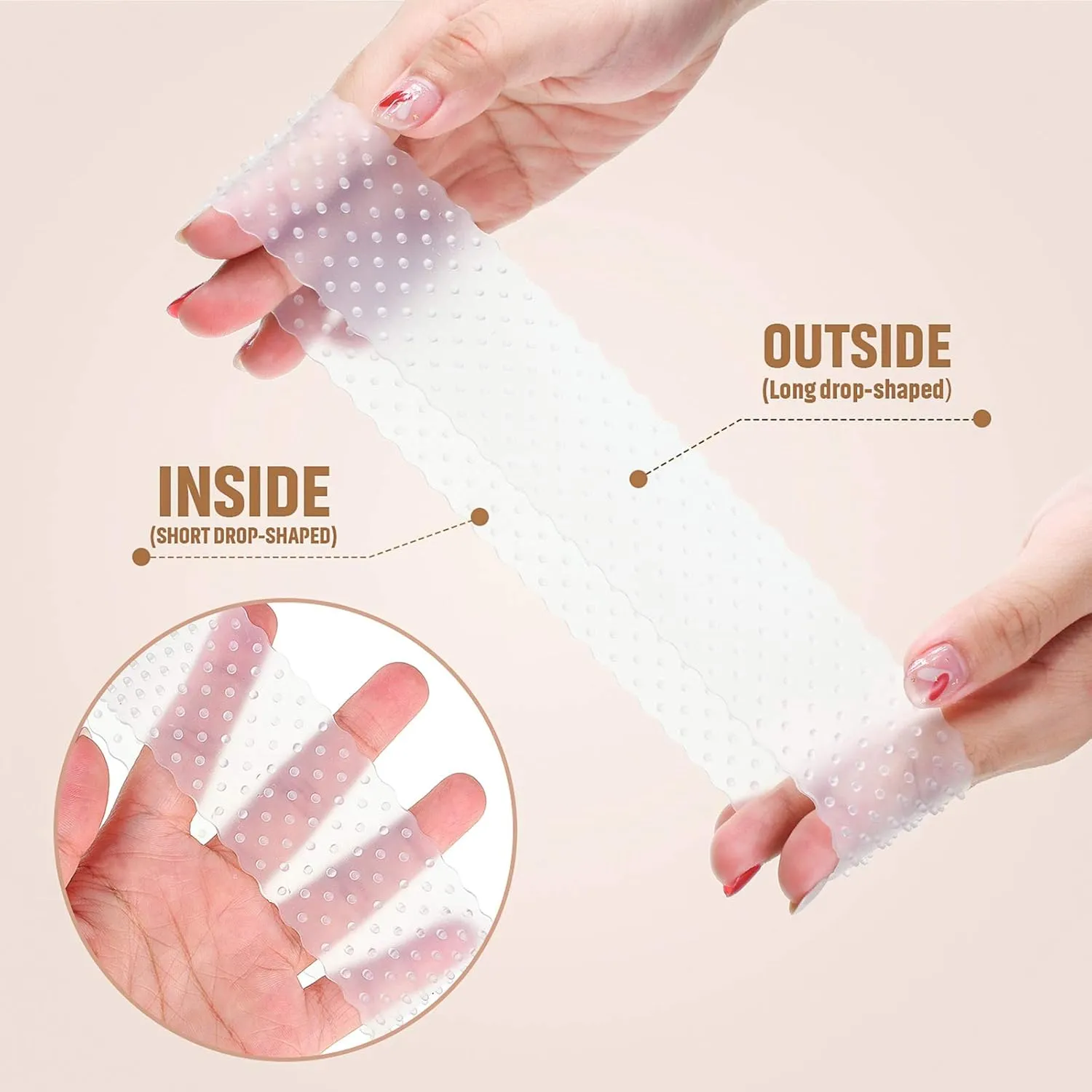 WILLBOND 2 Pieces Silicone Wig Grip Band Adjustable Silicone Wig Headband Non Slip Strong Holder for Men Women Sports Yoga(White)