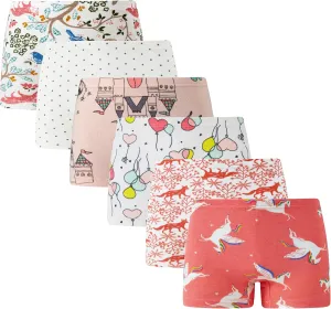 Winging Day Little Girls' Cotton Panties Baby Toddler Soft Underwear Multipack
