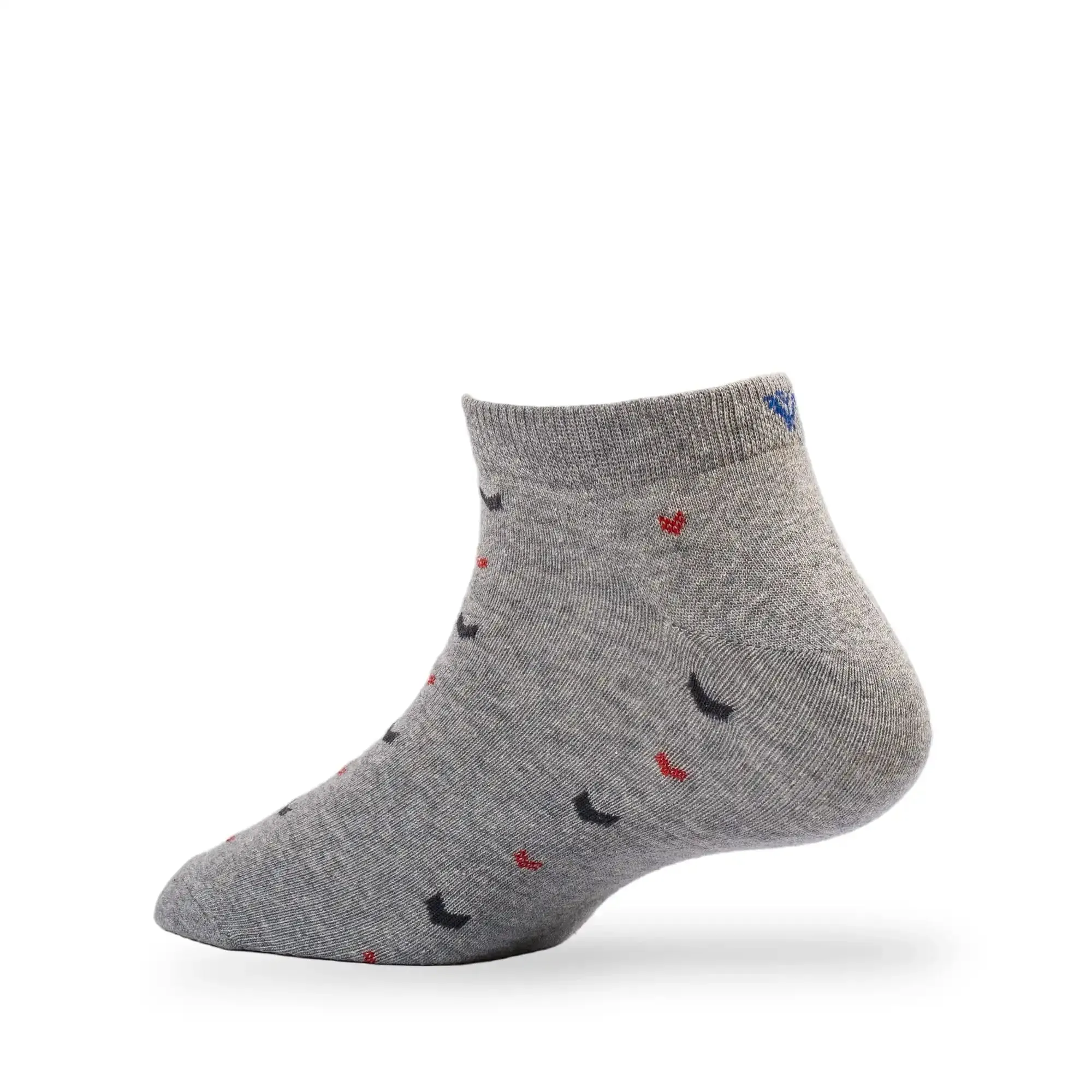 Young Wings Men's Multi Colour Cotton Fabric Design Low Ankle Length Socks - Pack of 5, Style no. 1706-M1