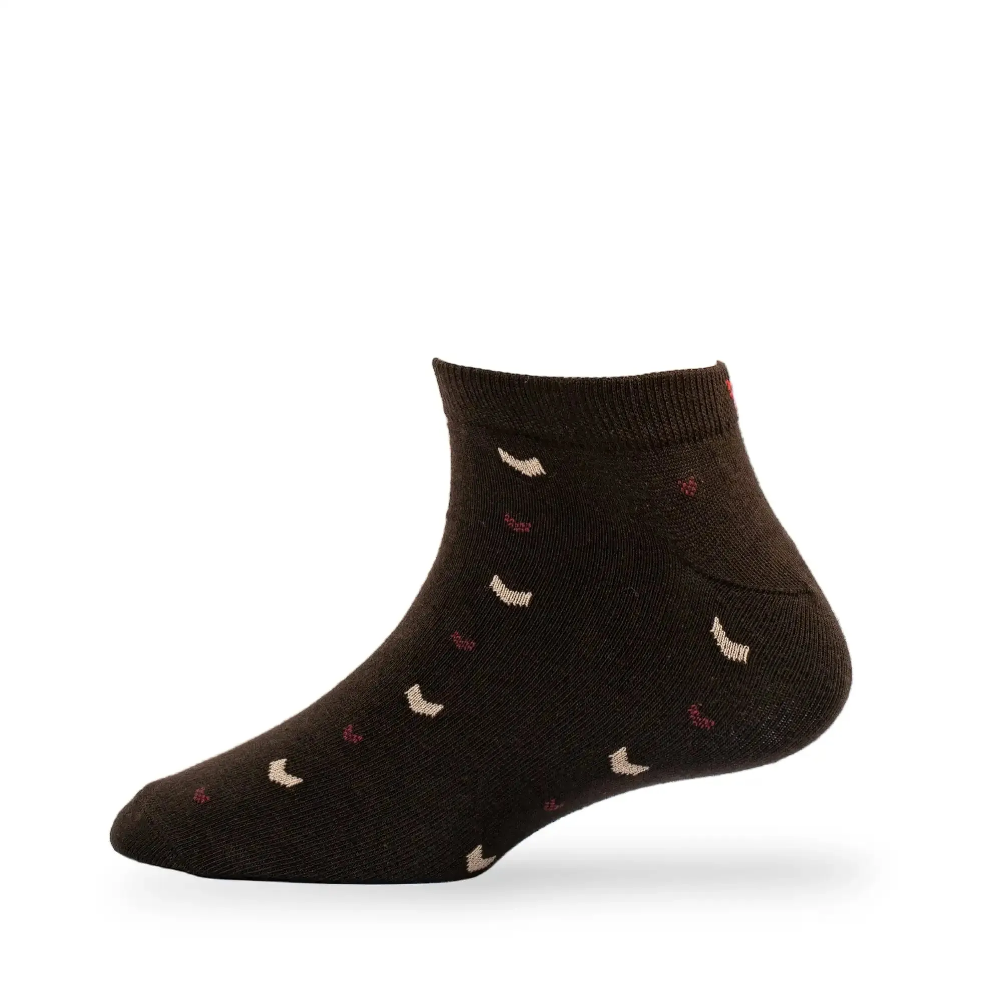 Young Wings Men's Multi Colour Cotton Fabric Design Low Ankle Length Socks - Pack of 5, Style no. 1706-M1